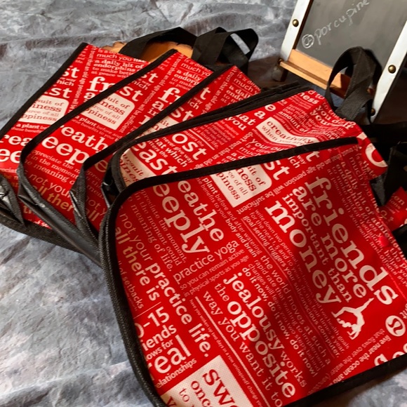lululemon athletica Handbags - Bundle of 5 - Lululemon Reusable Shopping Tote Bags